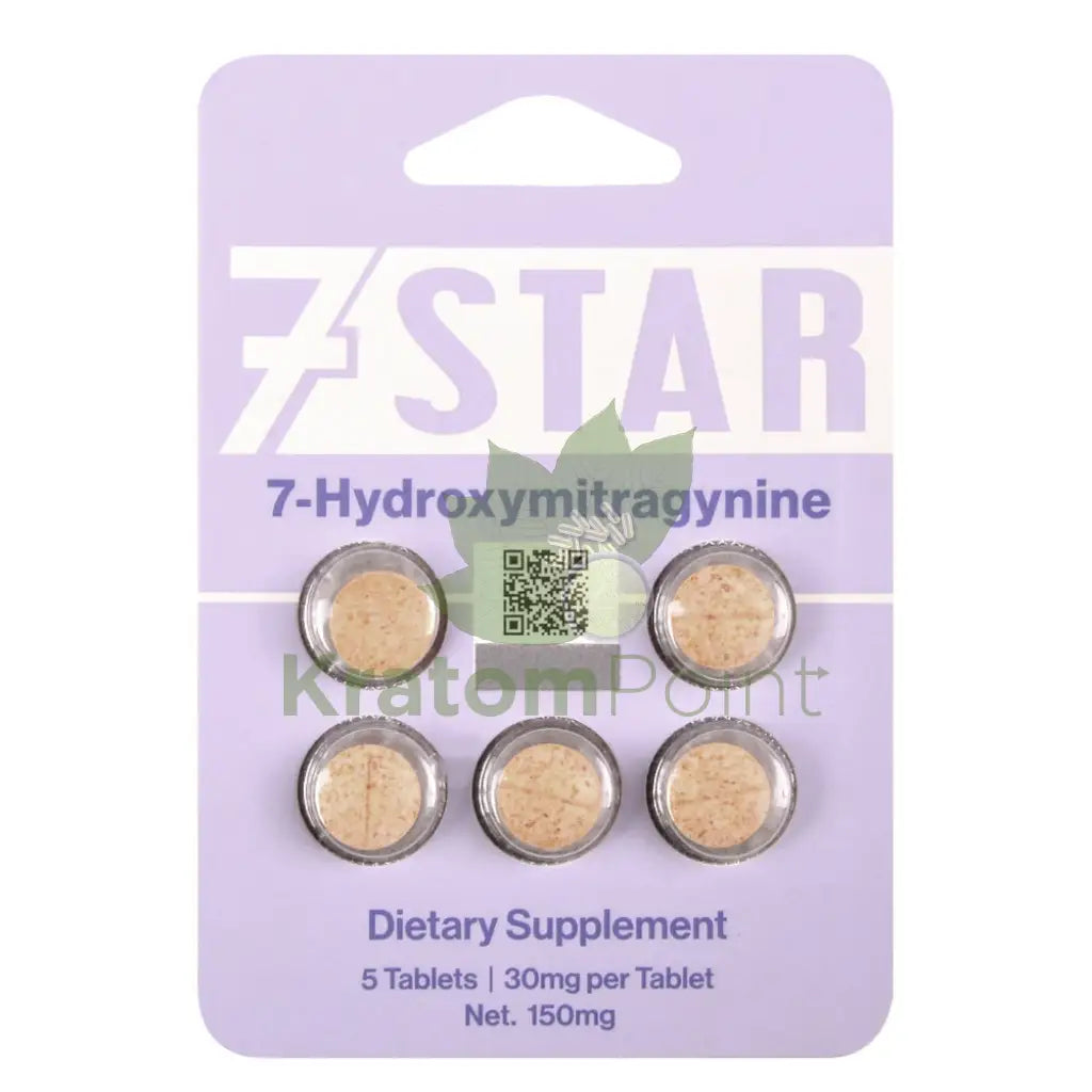 7-Star 7-Hydroxy 30mg Kratom Tablets (12pk Display)