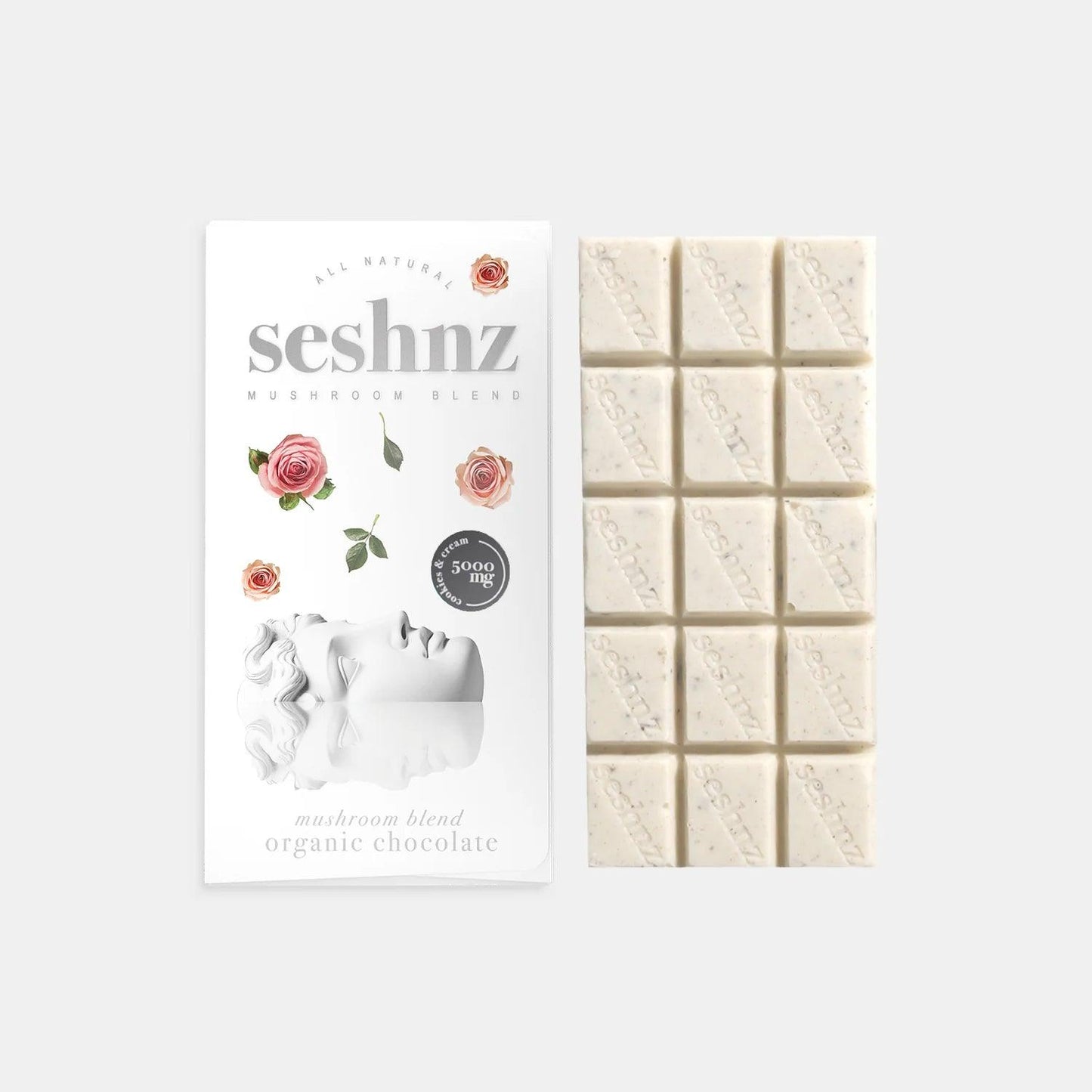Seshnz 5000mg Mushroom Chocolate Bar (5pk Display)