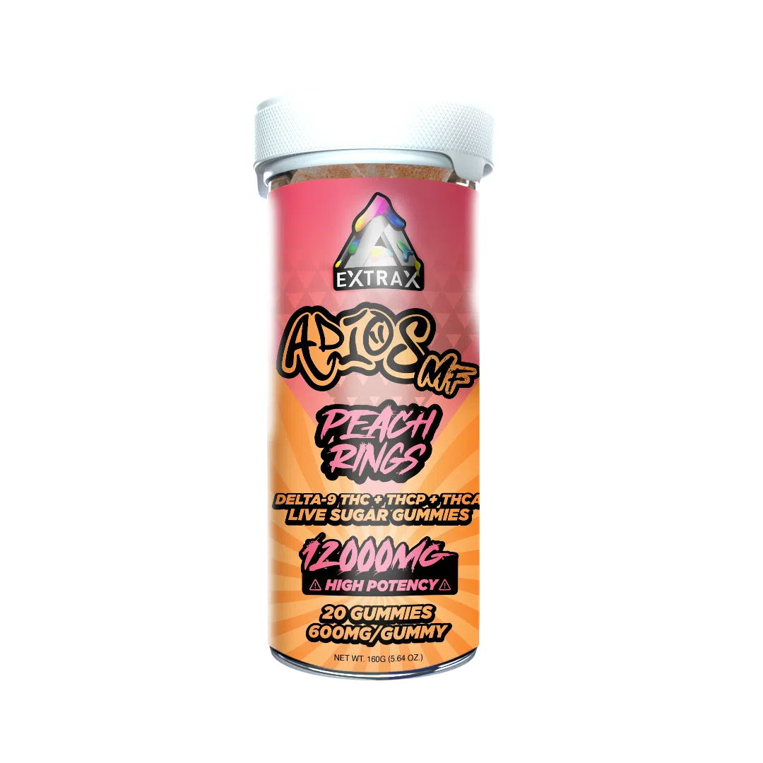 Delta Extrax Adios MF 12,000Mg THCA Gummies (6-Pack Display)