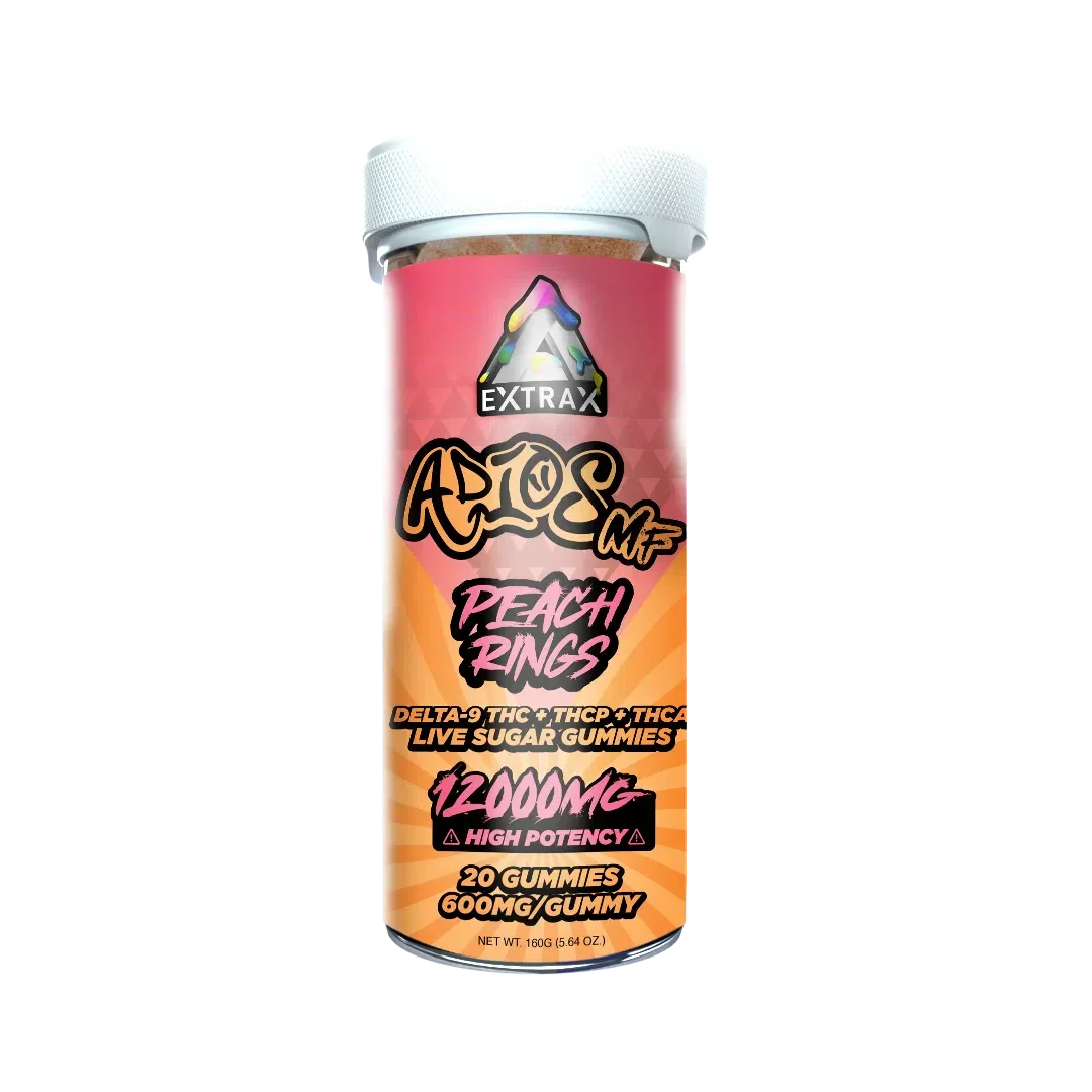Delta Extrax Adios MF 12,000Mg THCA Gummies (6-Pack Display)