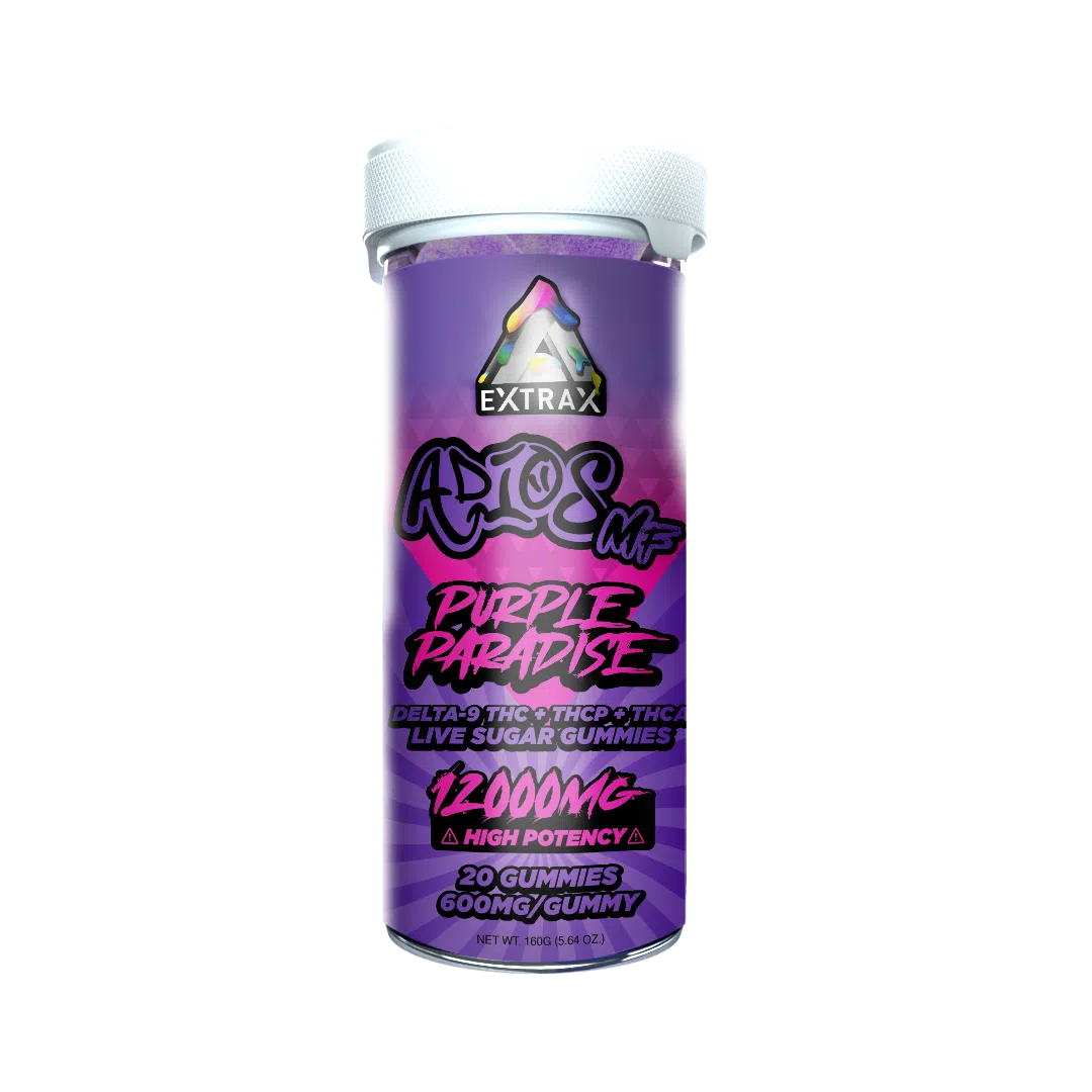 Delta Extrax Adios MF 12,000Mg THCA Gummies (6-Pack Display)