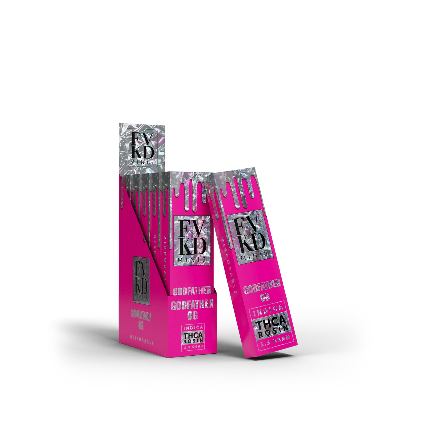 FVKD THCA Rosin 1.5G Disposable (5pk Display)