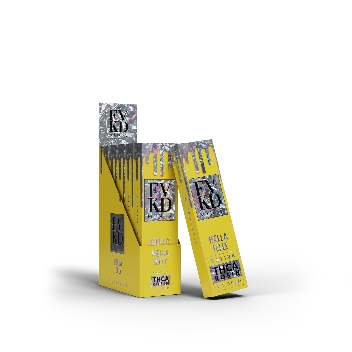 FVKD THCA Rosin 1.5G Disposable (5pk Display)