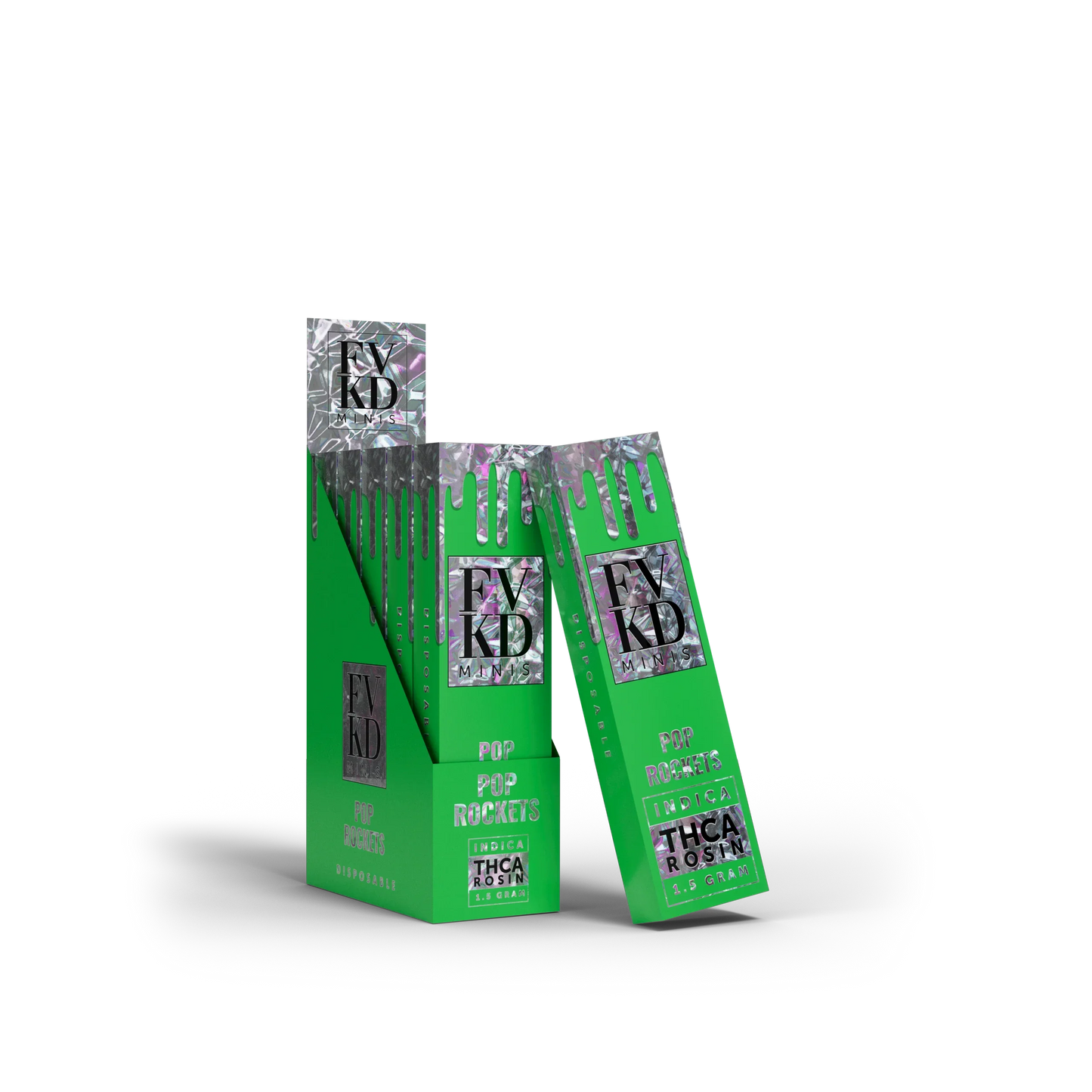 FVKD THCA Rosin 1.5G Disposable (5pk Display)