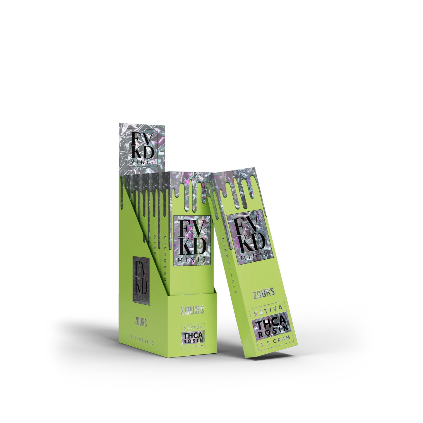 FVKD THCA Rosin 1.5G Disposable (5pk Display)