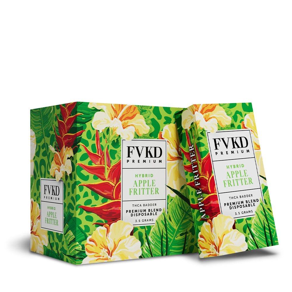 FVKD Premium THCA Badder Disposables 3.5G (6pk Display)