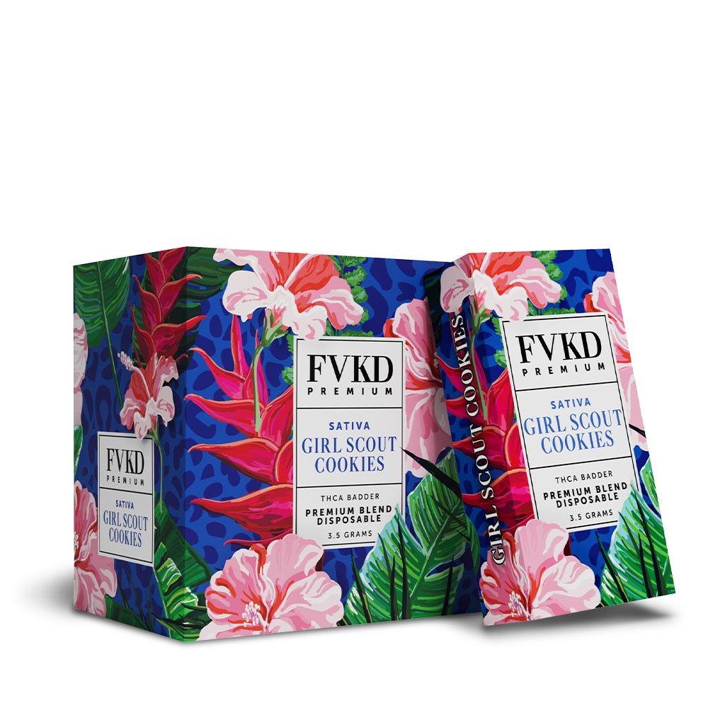 FVKD Premium THCA Badder Disposables 3.5G (6pk Display)