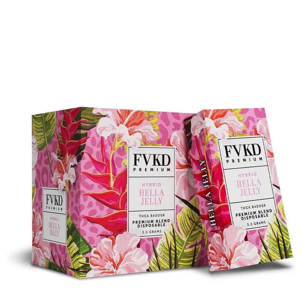 FVKD Premium THCA Badder Disposables 3.5G (6pk Display)