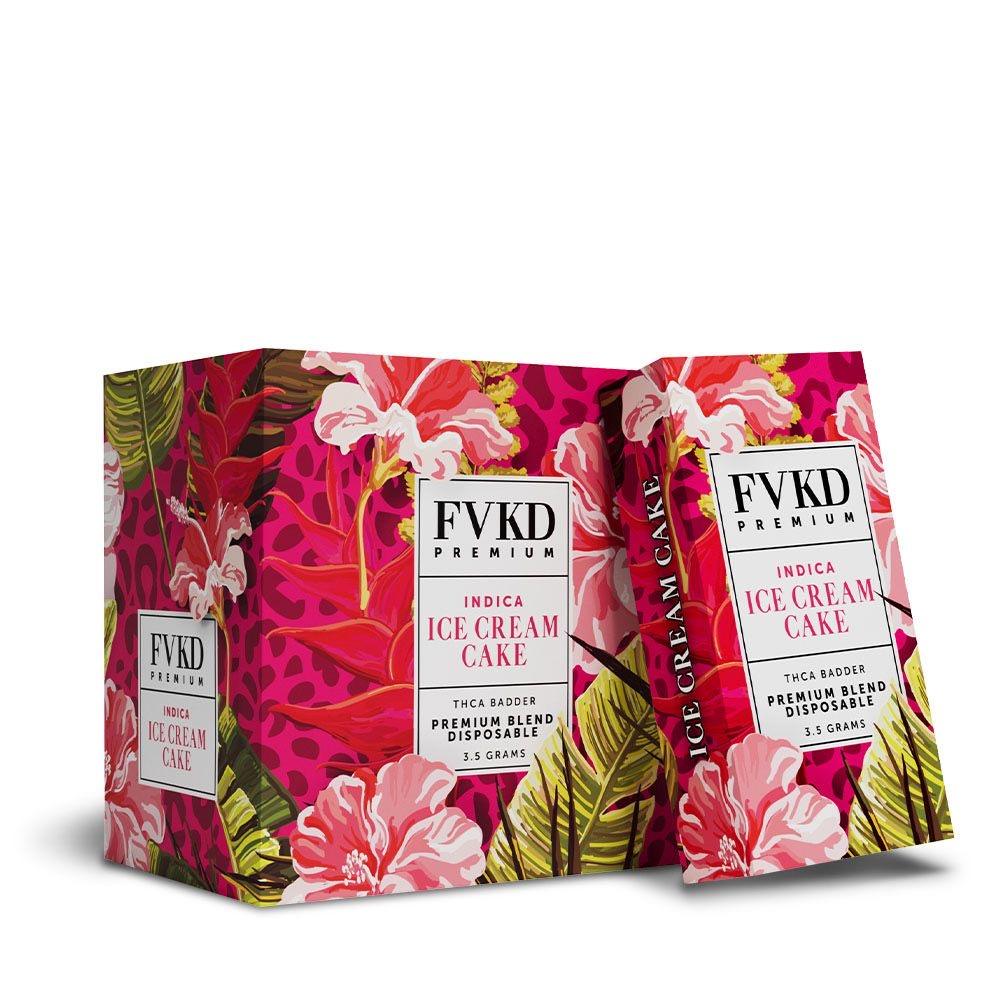 FVKD Premium THCA Badder Disposables 3.5G (6pk Display)