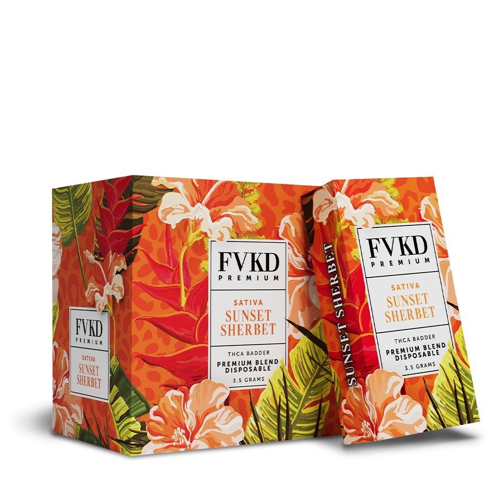FVKD Premium THCA Badder Disposables 3.5G (6pk Display)