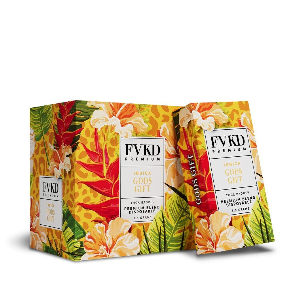 FVKD Premium THCA Badder Disposables 3.5G (6pk Display)