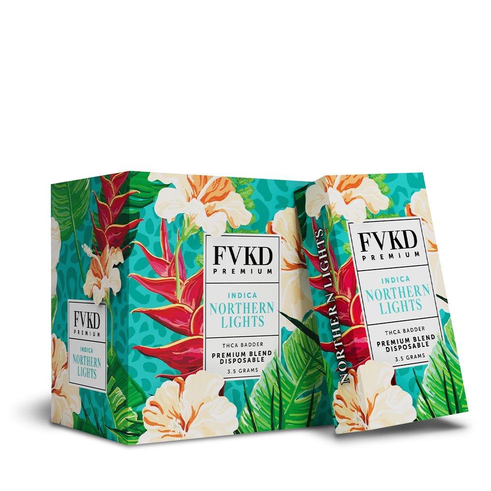FVKD Premium THCA Badder Disposables 3.5G (6pk Display)