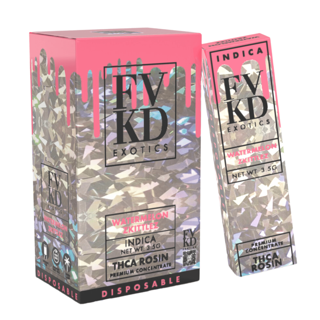 FVKD Exotics THCA Live Rosin 3.5G Disposable (6-Pack Display)