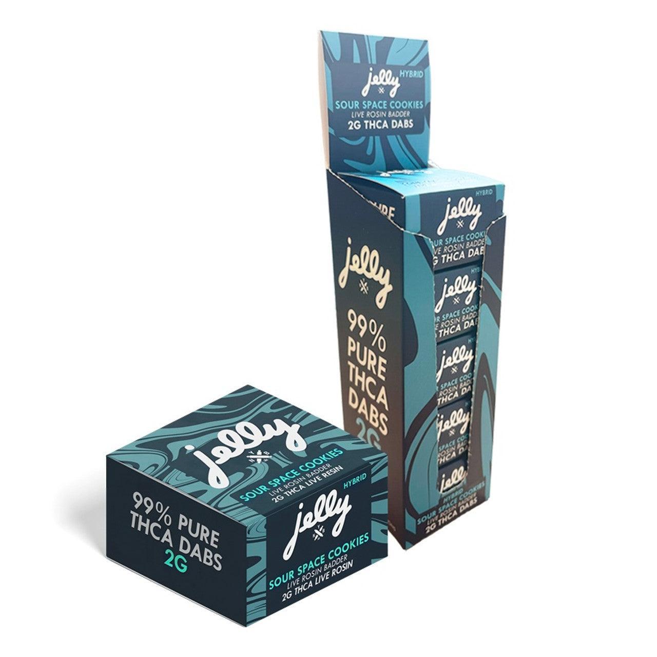 Jelly THCA Live Rosin 2G Dabs (5-Pack Display)