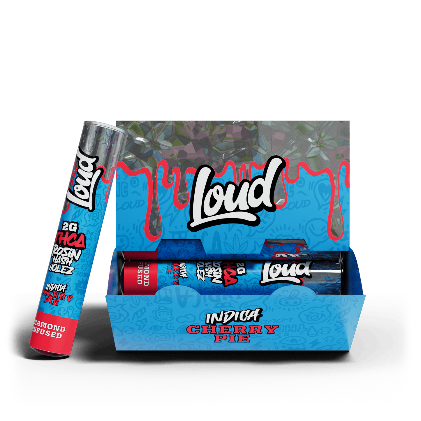 LOUD 2G THC-A Rosin Hash Holes (20pk Display)