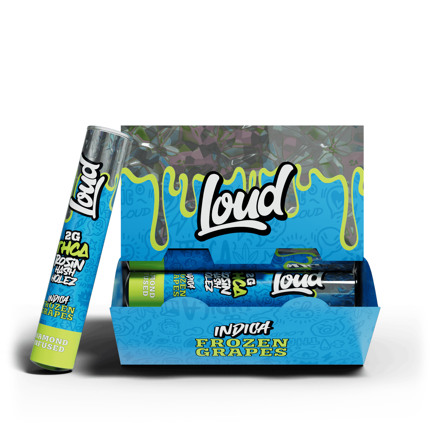 LOUD 2G THC-A Rosin Hash Holes (20pk Display)
