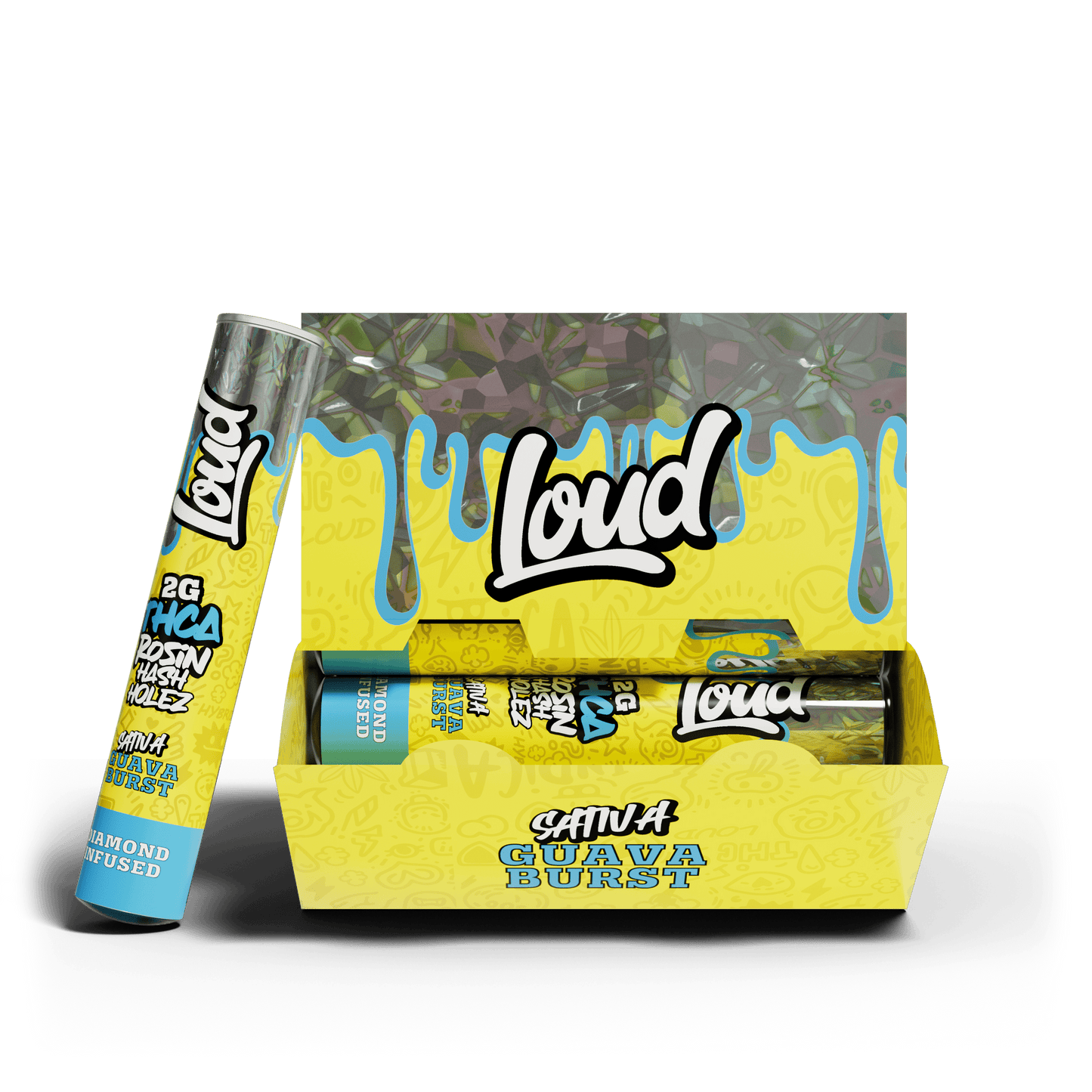 LOUD 2G THC-A Rosin Hash Holes (20pk Display)