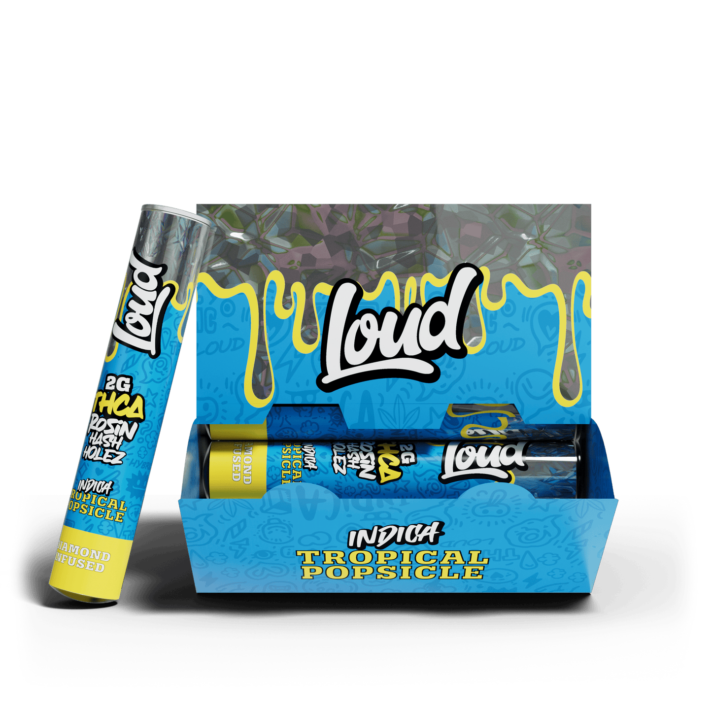LOUD 2G THC-A Rosin Hash Holes (20pk Display)