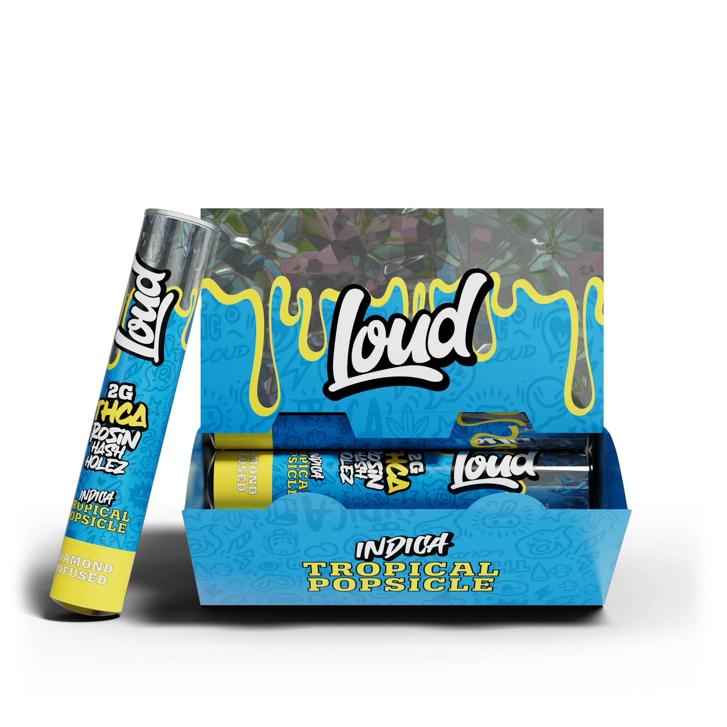 LOUD THCA Rosin Hash Holes 2G (20pk)