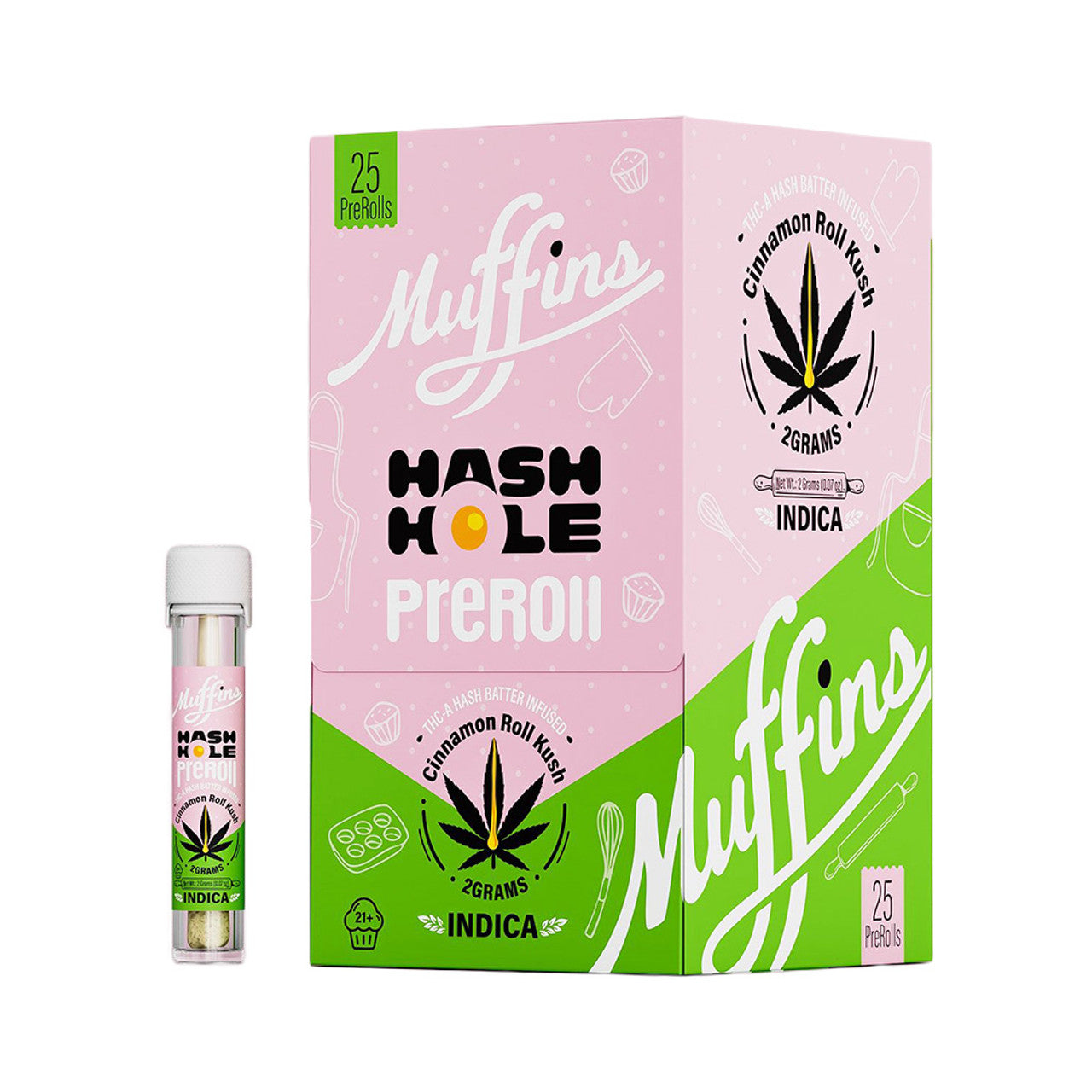 MUFFINS THCA 2G Hash Holes (25pk Display)