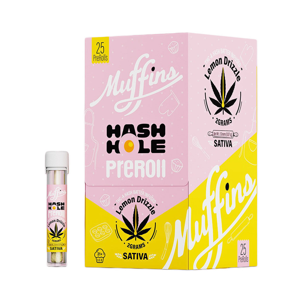 MUFFINS THCA 2G Hash Holes (25pk Display)