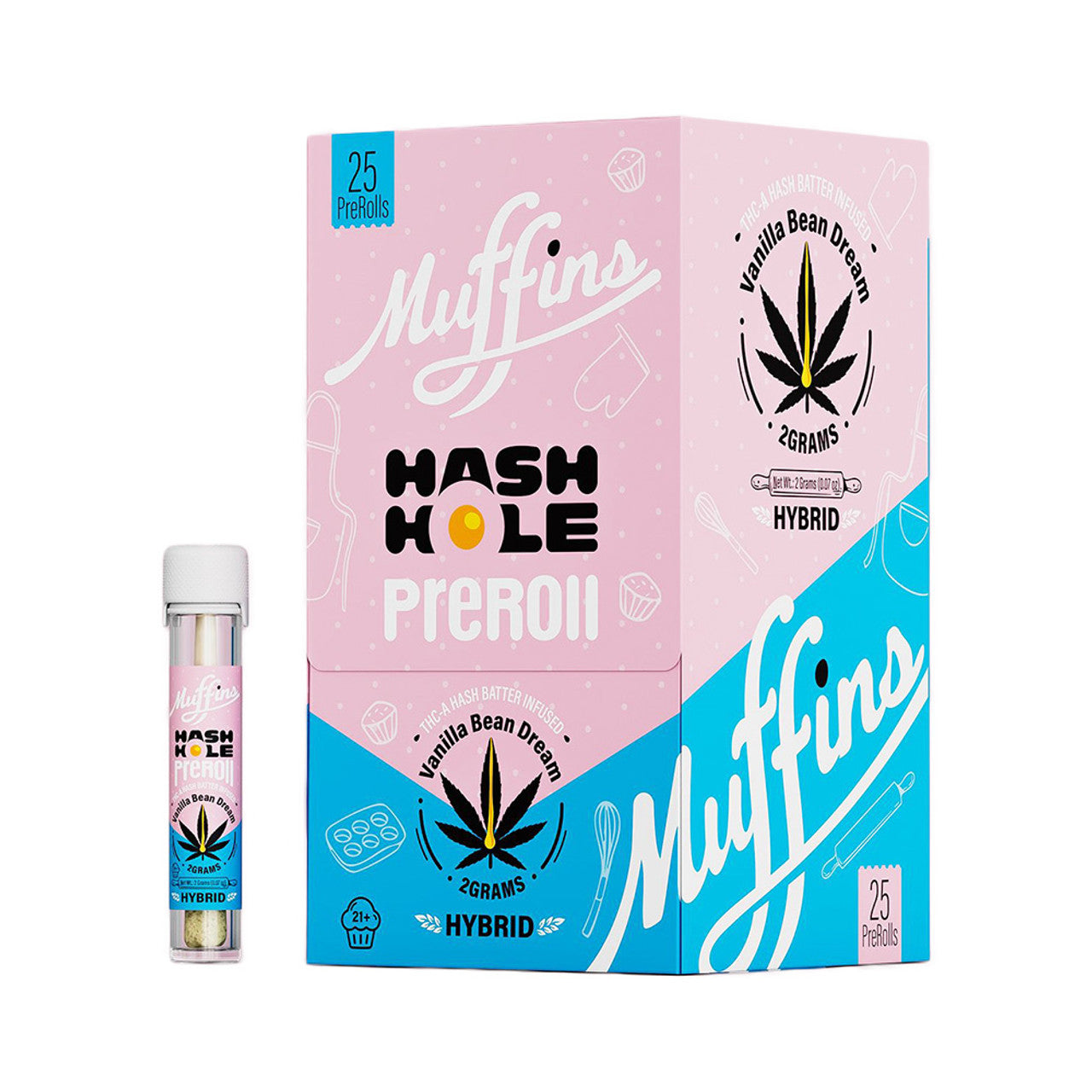 MUFFINS THCA 2G Hash Holes (25pk Display)