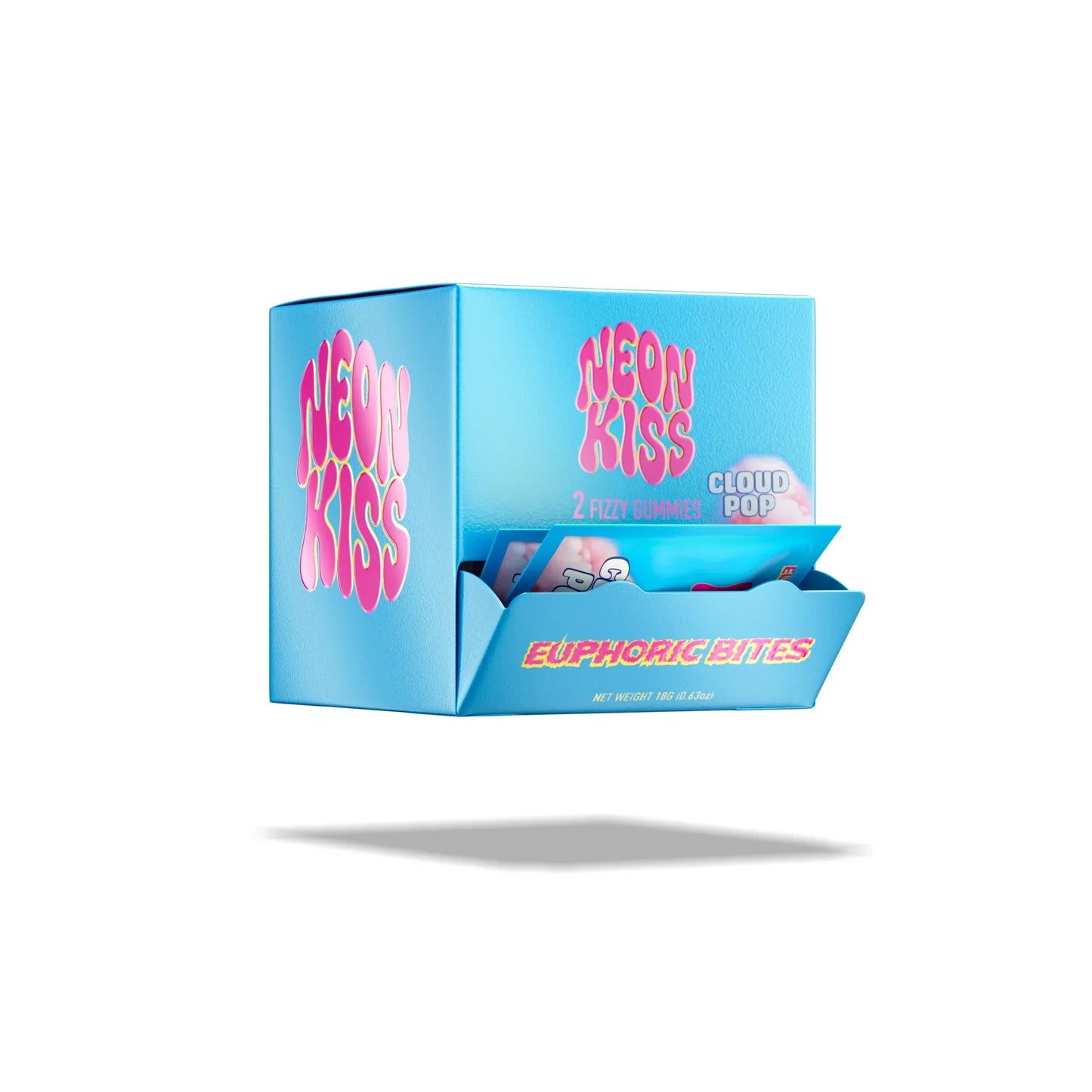 NEON KISS EUPHORIC 2PK GUMMIES (30PK DISPLAY)