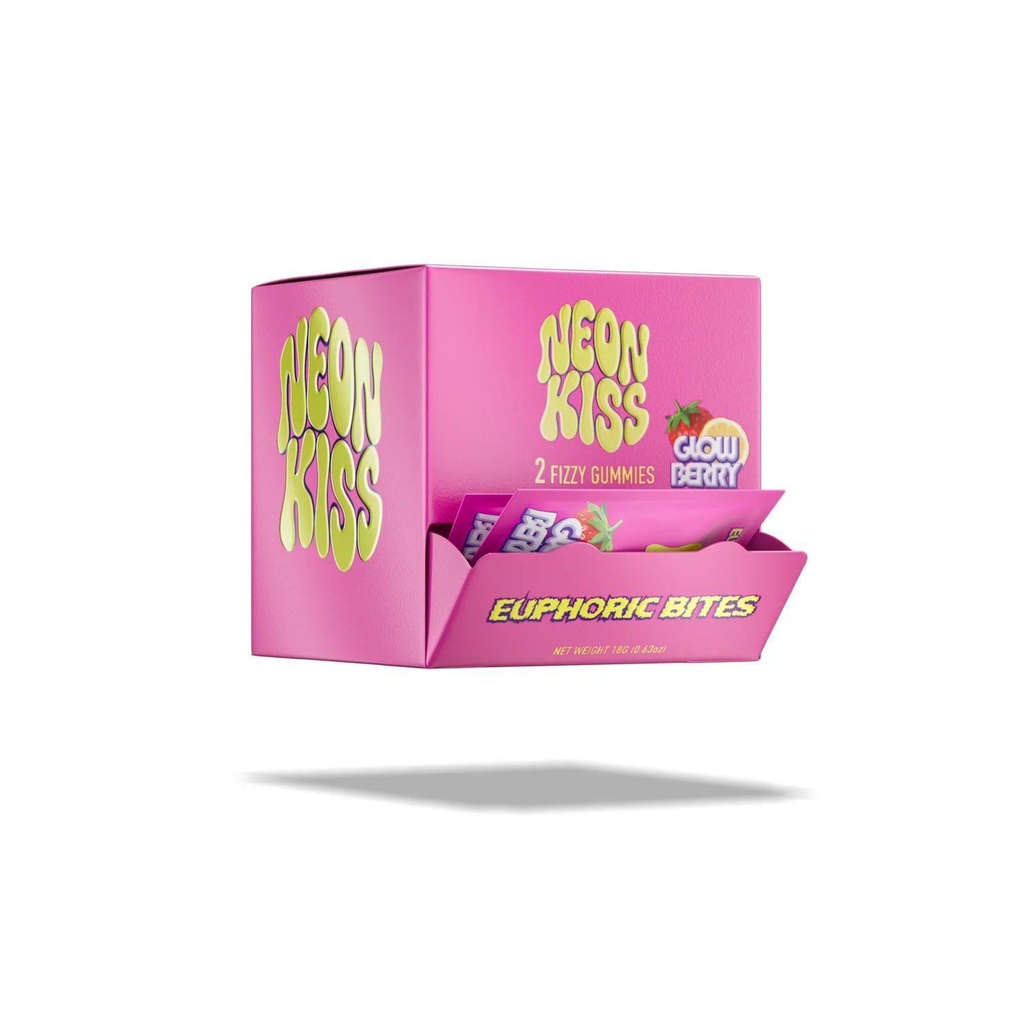 NEON KISS EUPHORIC 2PK GUMMIES (30PK DISPLAY)