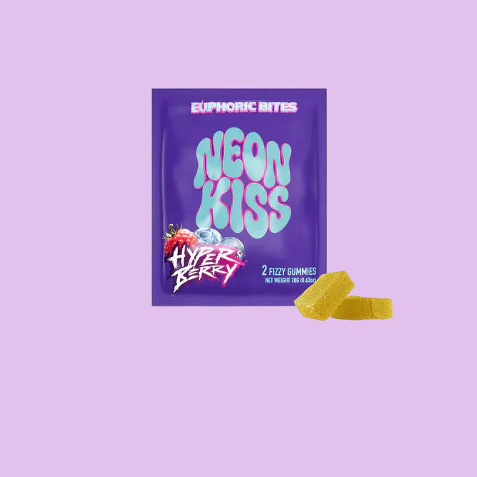 NEON KISS EUPHORIC 2PK GUMMIES (30PK DISPLAY)
