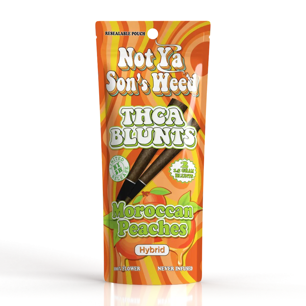 Not Ya Sons Weed THCA Blunts 2pk (10-unit Display)