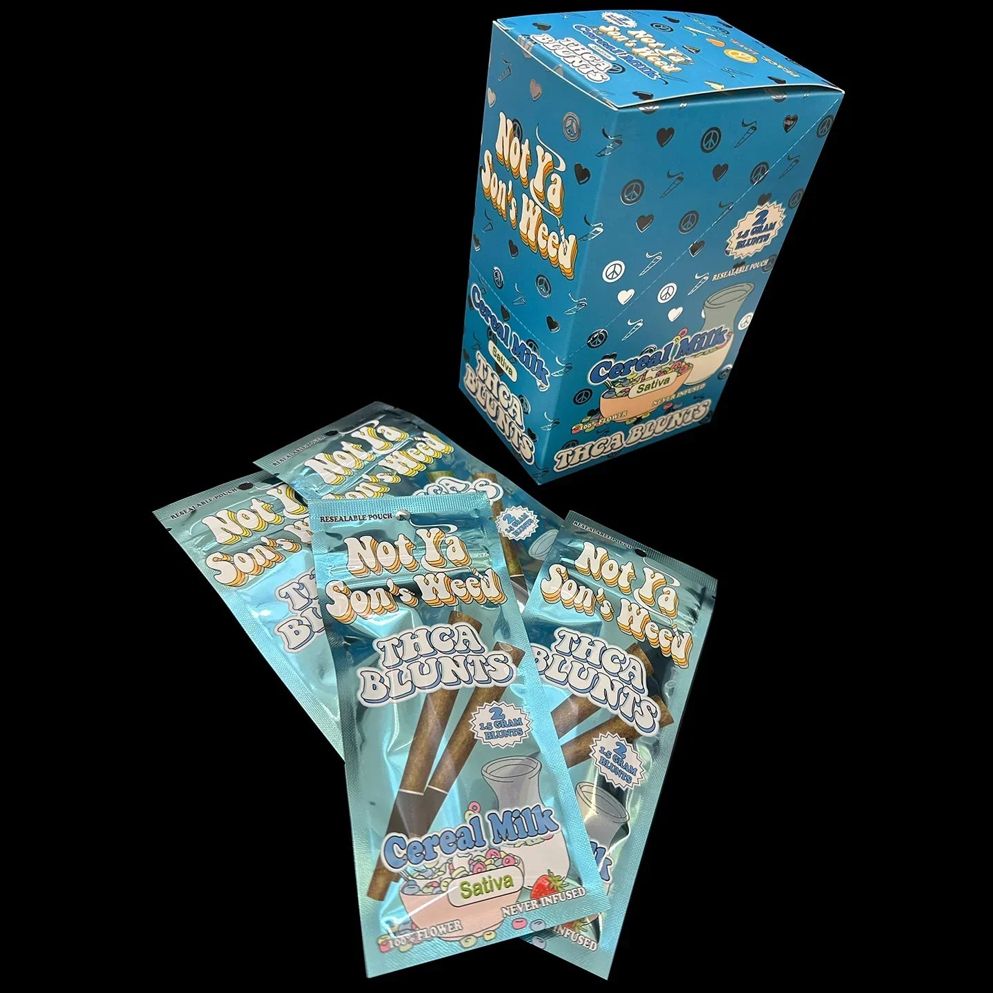Not Ya Sons Weed THCA Blunts 2pk (10-unit Display)