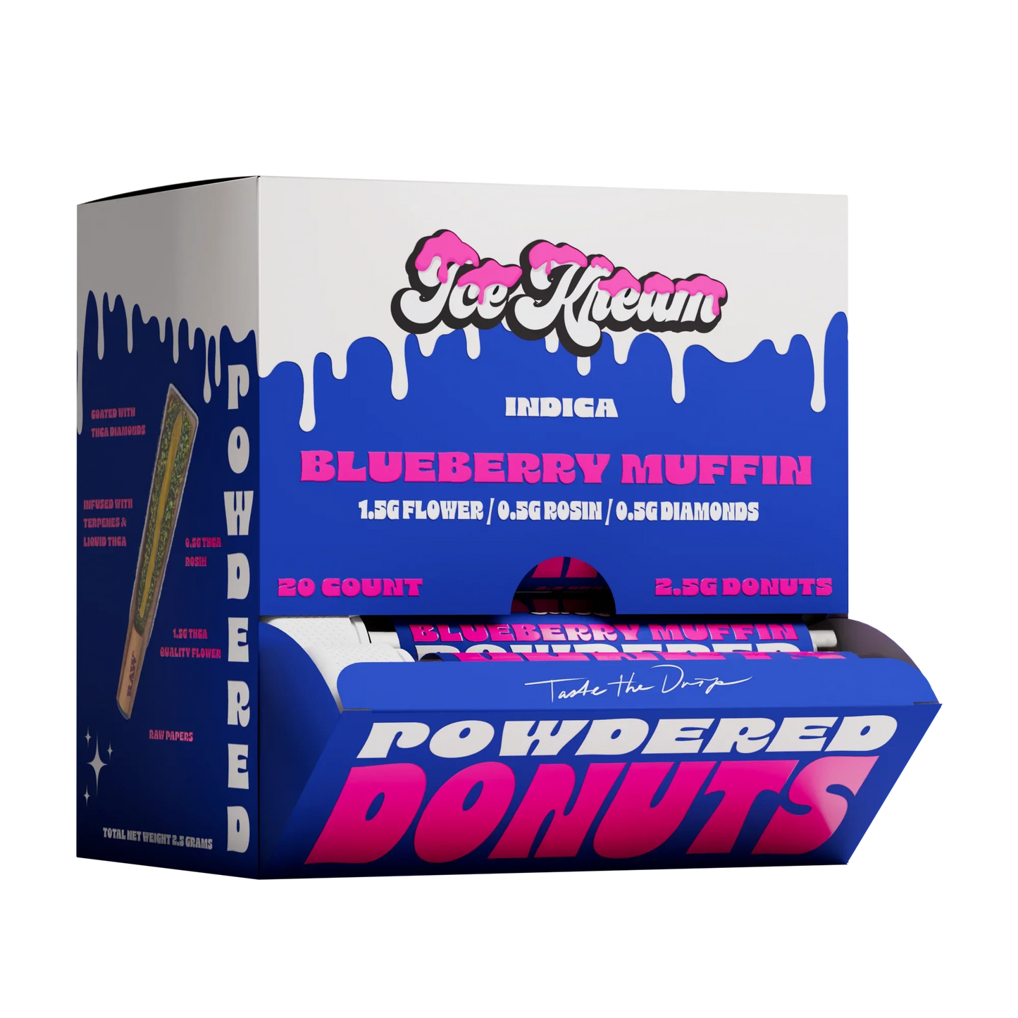 Kream 2.5G THC-A Powdered Donuts (20pk-Display)