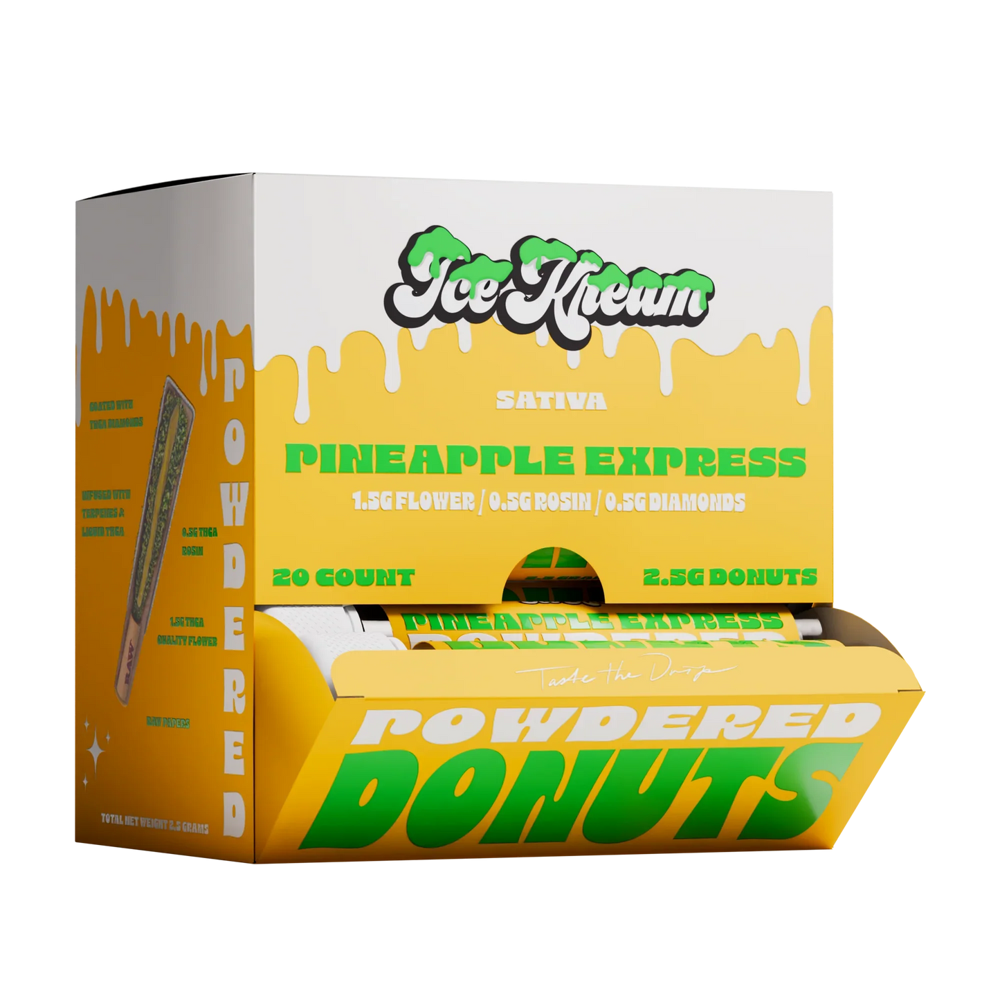 Kream 2.5G THC-A Powdered Donuts (20pk-Display)
