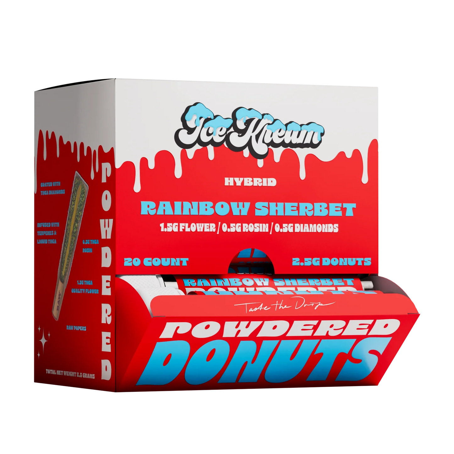 Kream 2.5G THC-A Powdered Donuts (20pk-Display)