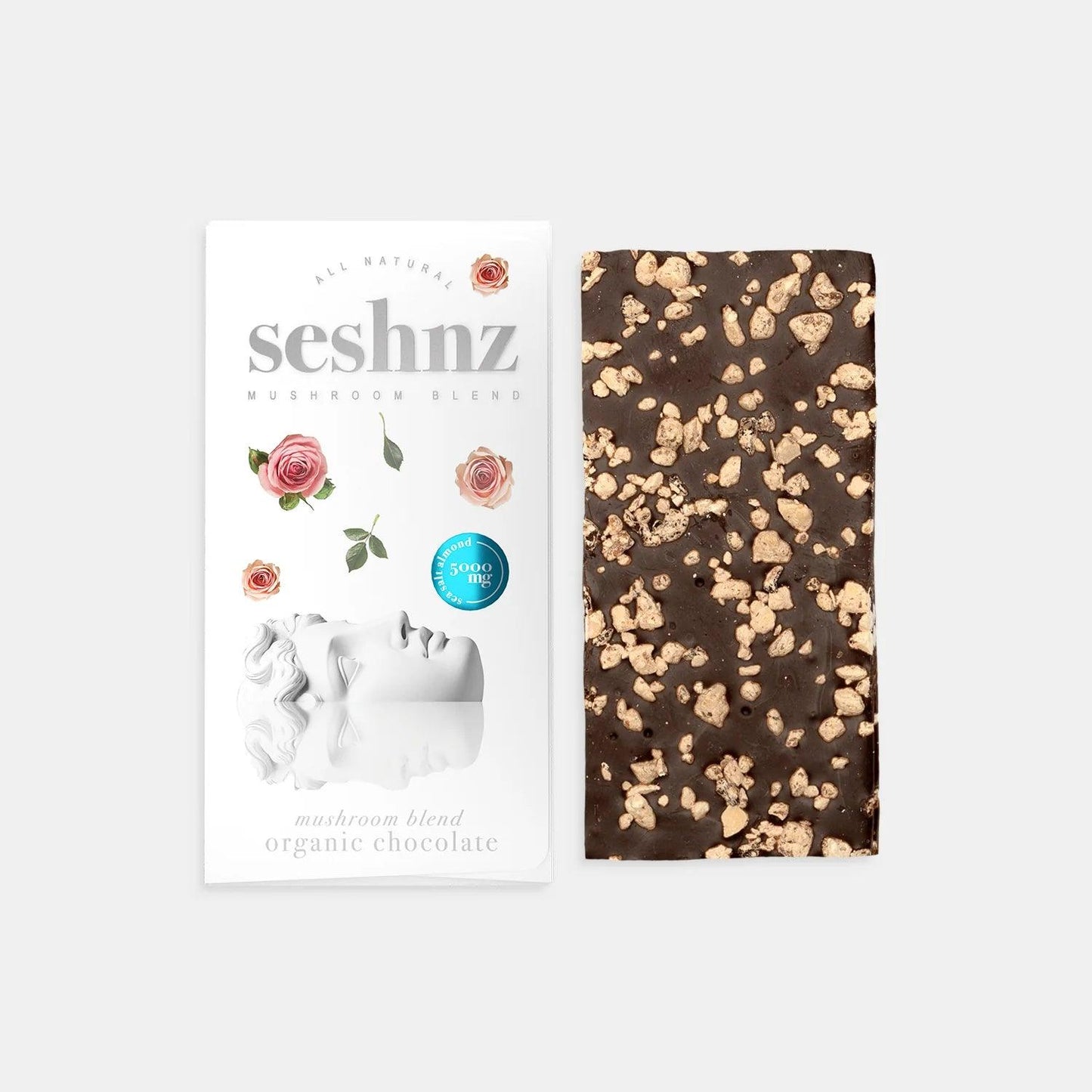Seshnz 5000mg Mushroom Chocolate Bar (5pk Display)