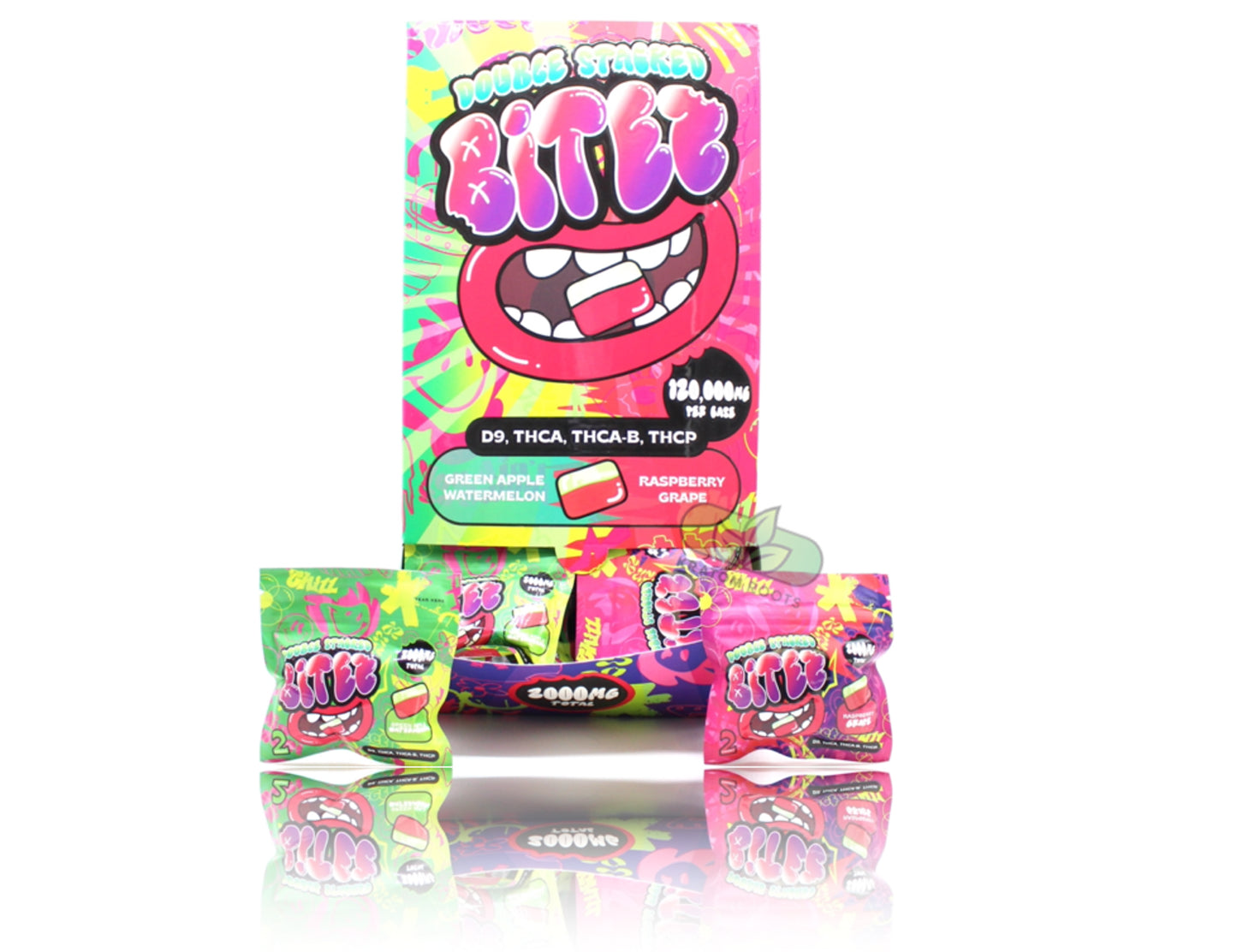 Sugar X Ocho Double Stacked Bitez 120,000mg Display (60 Count)