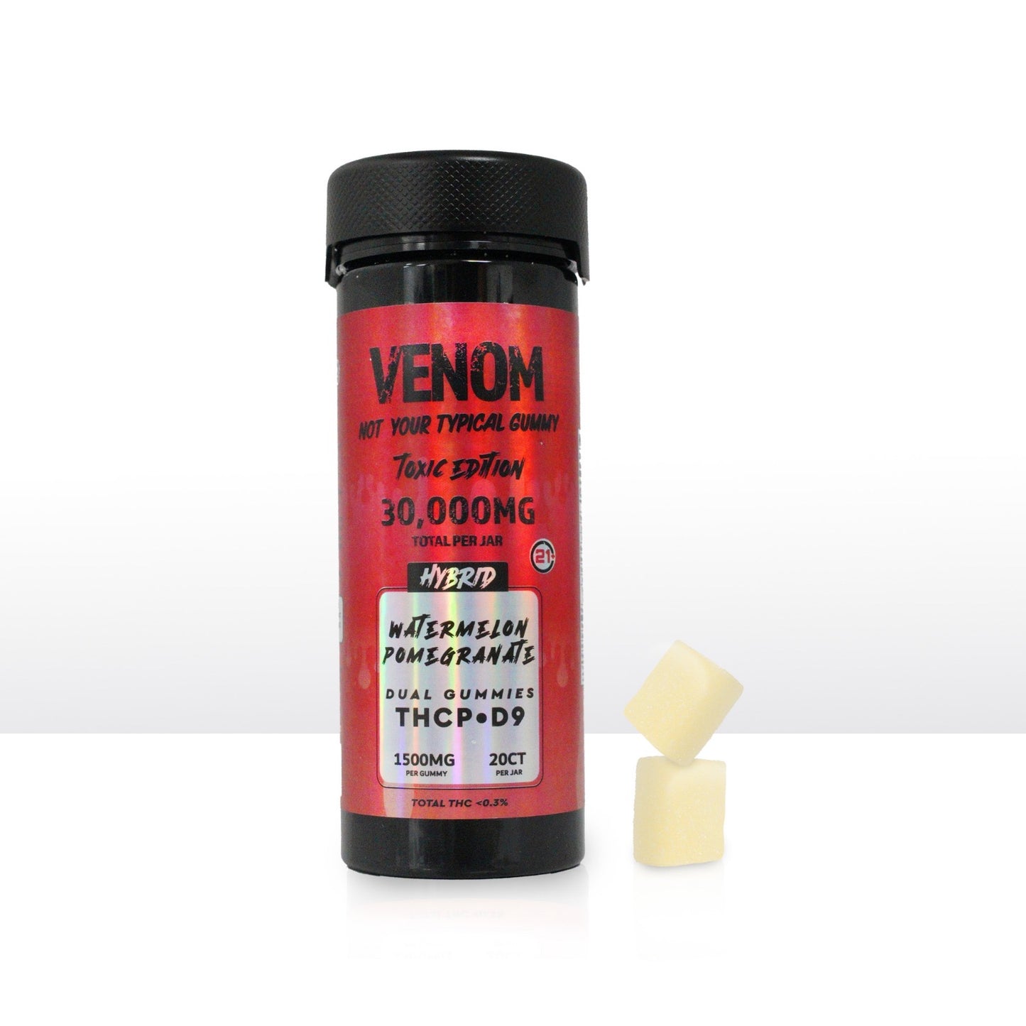 VENOM 30,000mg D9/THCP Gummies (20CT JAR)