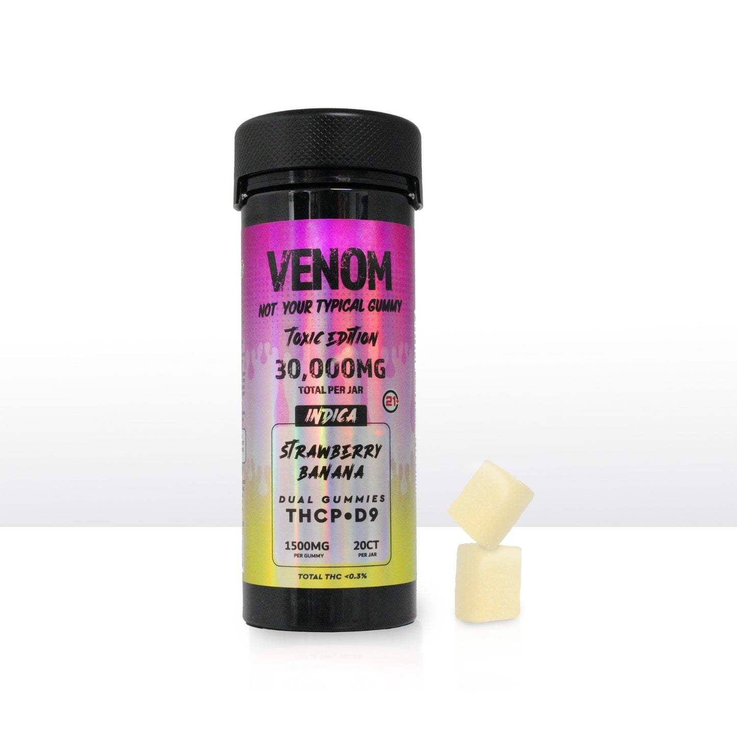 VENOM 30,000mg D9/THCP Gummies (20CT JAR)