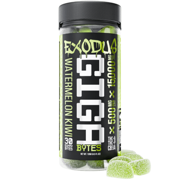 Exodus Gigabyte THCA Gummies 15,000mg (6-Pack Display)