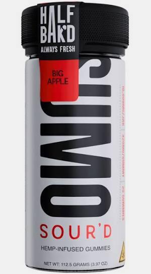 Half Bak'd SUMO D9 SOUR'D Gummies 10,000mg (6-Pack Display)