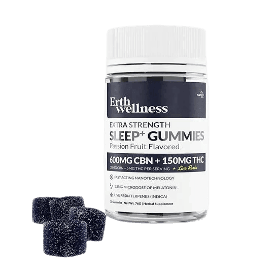 Erth Wellness D9 Strain Specific Live Resin Gummies (6pk Display)