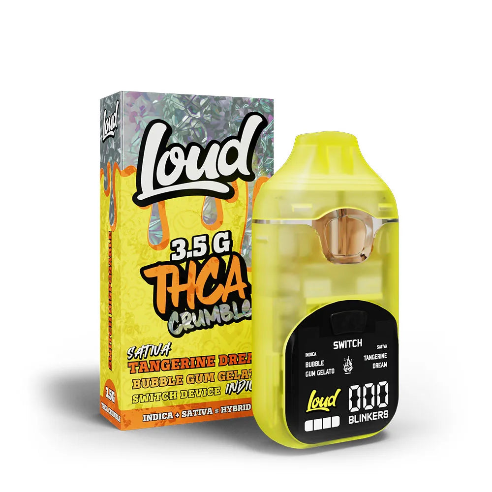LOUD 3.5 THCA CRUMBLE Disposable (5pk Display)