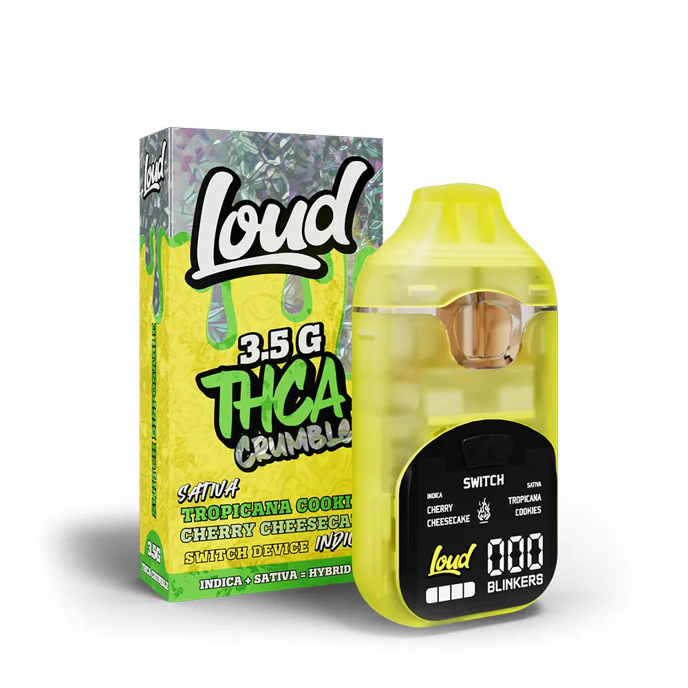 LOUD 3.5 THCA CRUMBLE Disposable (5pk Display)