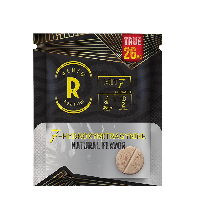 Renew Kratom 7-OH Tablets 26mg 20Ct Display