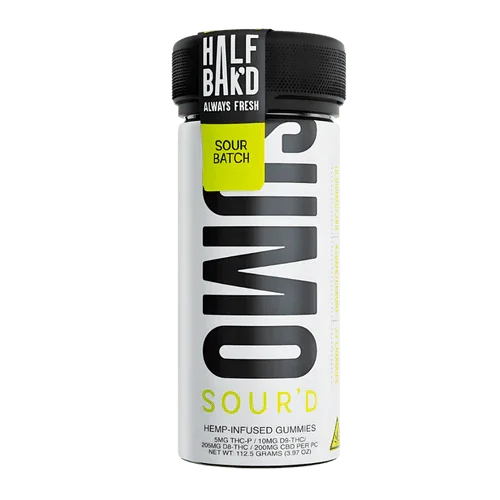Half Bak'd SUMO D9 SOUR'D Gummies 10,000mg (6-Pack Display)
