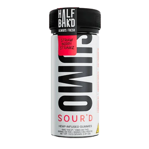 Half Bak'd SUMO D9 SOUR'D Gummies 10,000mg (6-Pack Display)