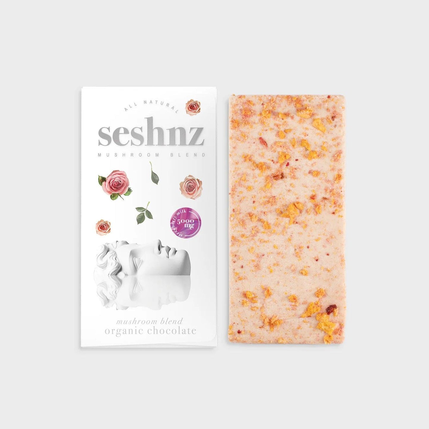Seshnz 5000mg Mushroom Chocolate Bar (5pk Display)