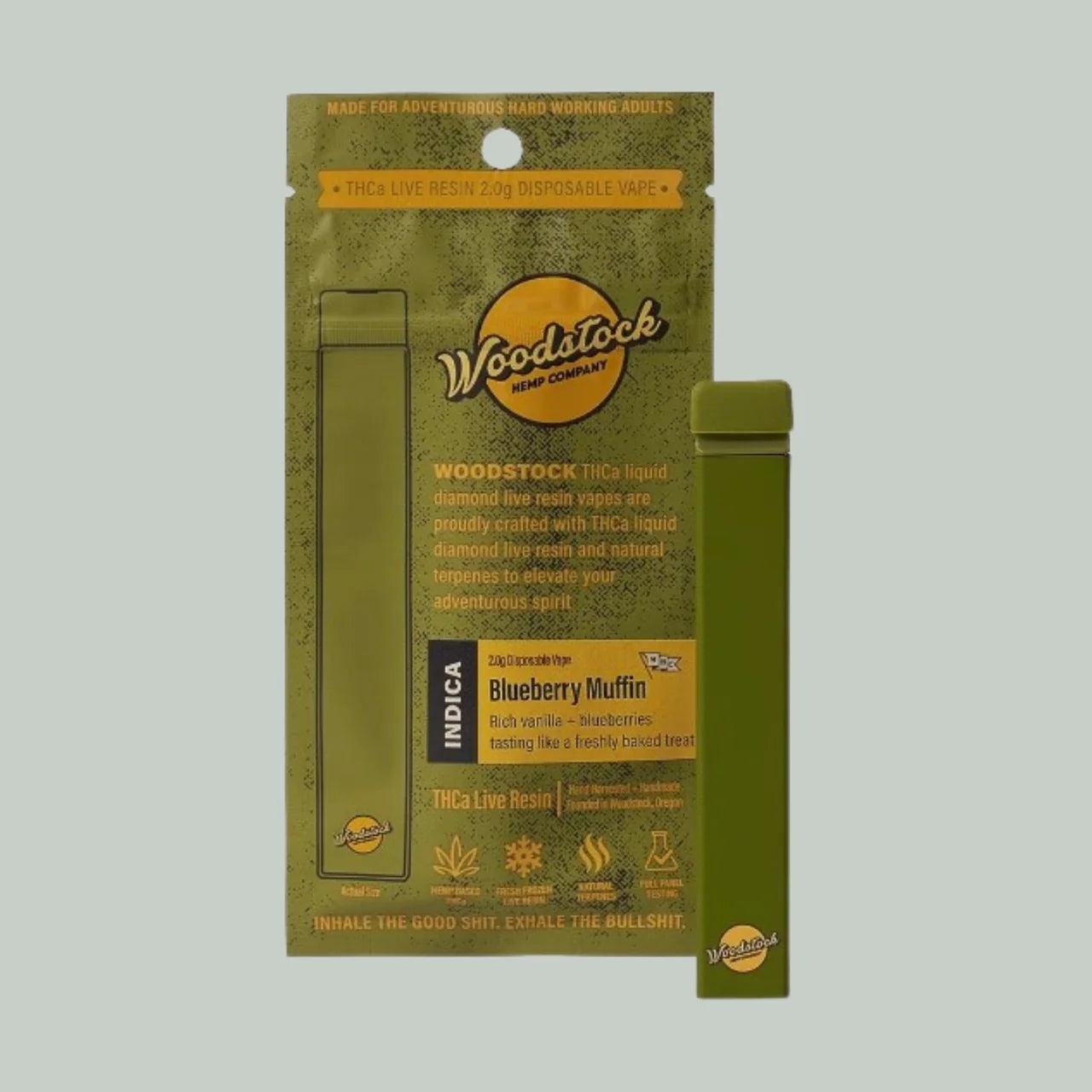 Woodstock THCA Liquid Diamond 2G Disposable (5-Pack Display)