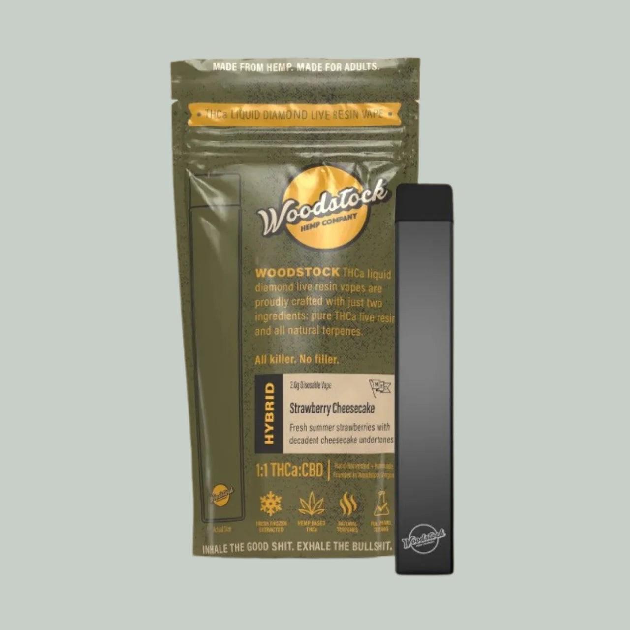 Woodstock THCA Liquid Diamond 2G Disposable (5-Pack Display)
