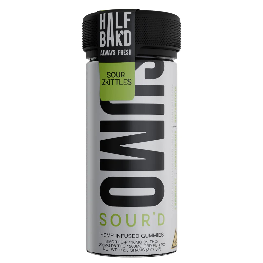 Half Bak'd SUMO D9 SOUR'D Gummies 10,000mg (6-Pack Display)